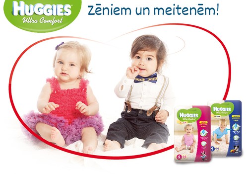 Huggies® Ultra Comfort - īpašas  zēnu un meiteņu autiņbiksītes