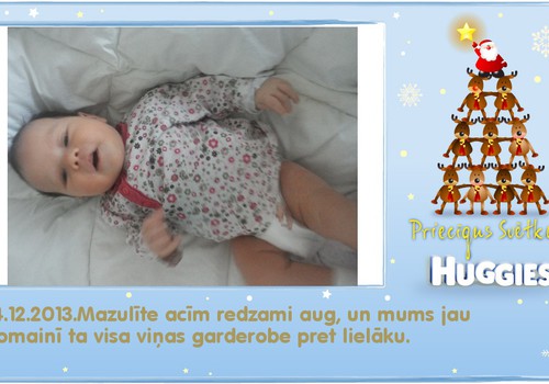 Katrīna aug kopā ar Huggies® Newborn: 47.dzīves diena
