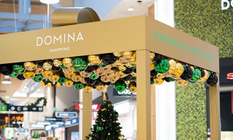 T/c “Domina Shopping” atvērts Latvijā plašākais Ziemassvētku tirdziņš