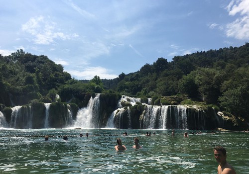Braucam ar bērniem uz Horvātiju: Krkas nacionālais parks