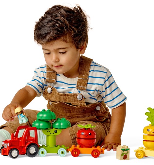 Laimē LEGO® DUPLO® komplektu Mans pirmais augļu un dārzeņu traktors