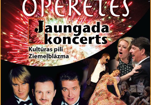 Operetes Jaungada koncerti 14. un 29.decembrī plkst.18.00 kultūras pilī Ziemeļblāzma
