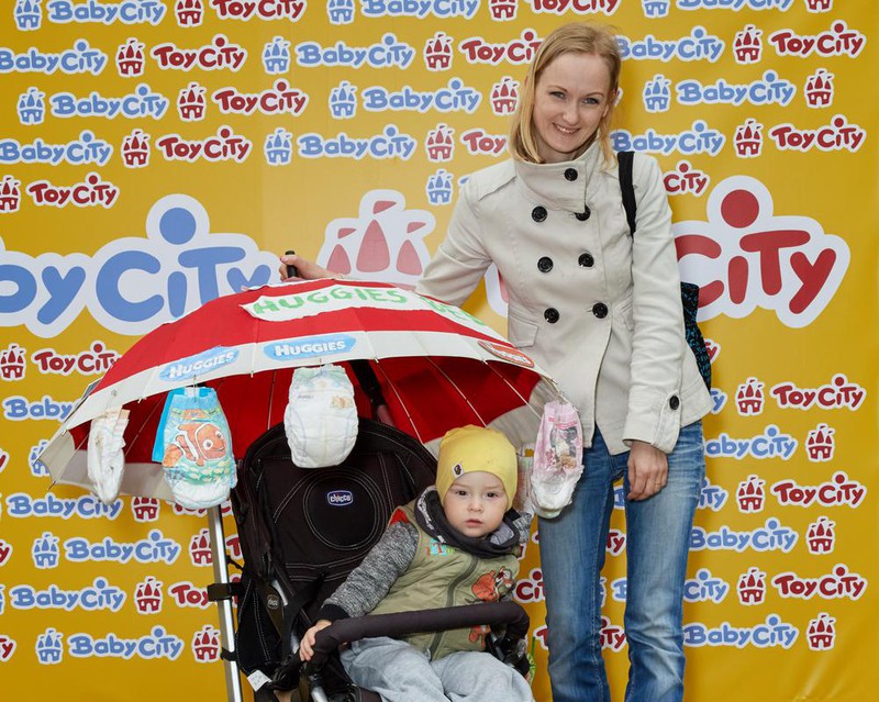 Baby City Toy City Fotosiena ATRODI sevi! Mazulis Māmiņu klubs