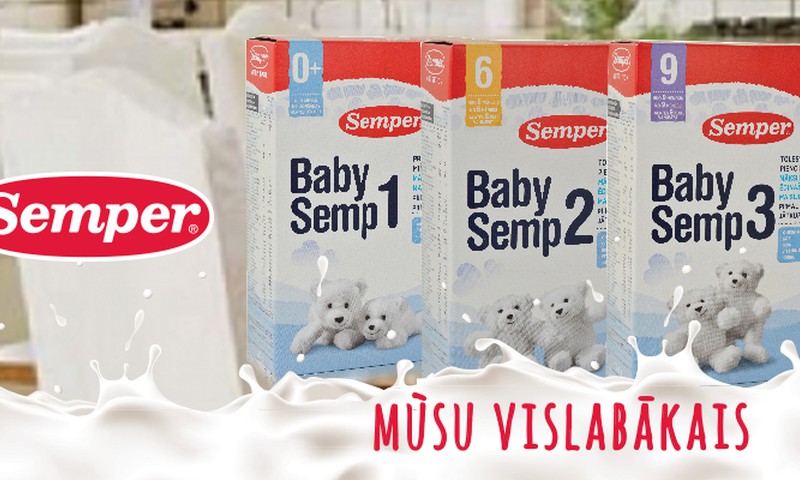Produktu testi: Semper aicina māmiņas piedalīties mākslīgā piena maisījuma testēšanas kampaņā!