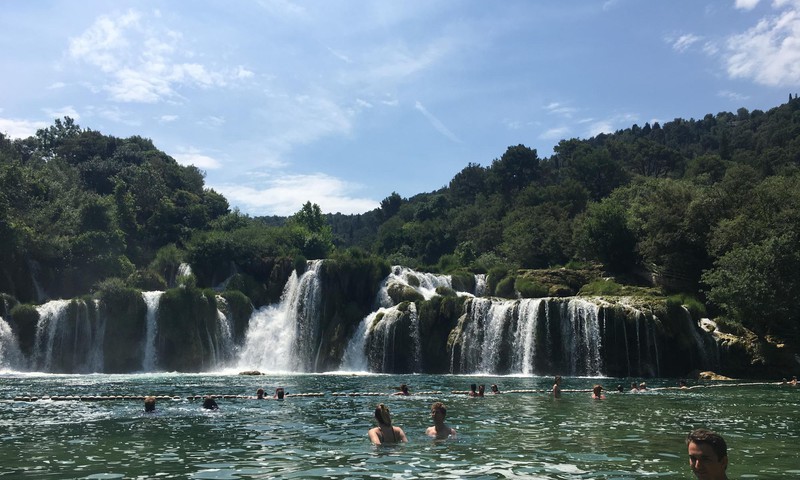 Braucam ar bērniem uz Horvātiju: Krkas nacionālais parks