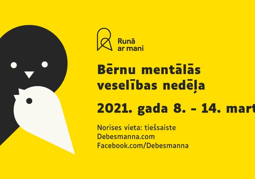 Martā norisināsies pirmā Bērnu mentālās veselības nedēļa “Runā ar mani”