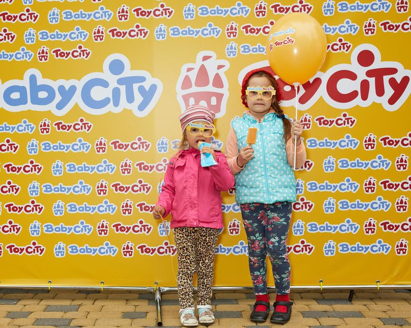 Baby City Toy City Fotosiena ATRODI sevi! Mazulis Māmiņu klubs