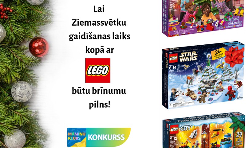 Komentāru KONKURSS: Laimē LEGO® Adventes kalendāru!