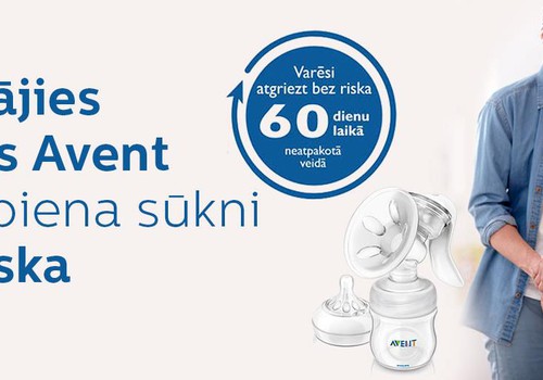 Īpaši izdevīgs piedāvājums: IEGĀDĀJIES Philips Avent krūts piena sūkni
