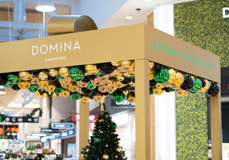 T/c “Domina Shopping” atvērts Latvijā plašākais Ziemassvētku tirdziņš