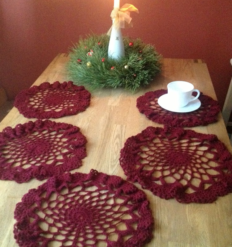 Ziemassvētku galda salvetes