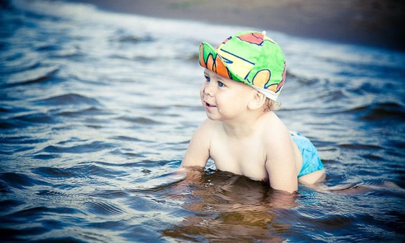 FotoKONKURSS: Mūsu mazuļa ūdens prieki