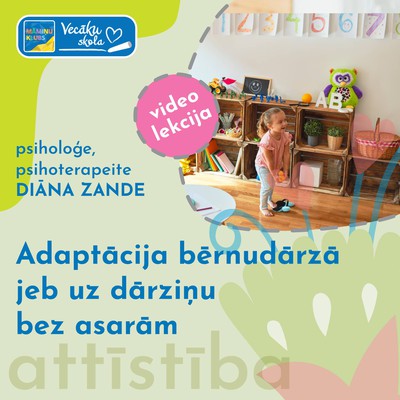 Adaptācija bērnudārzā jeb uz dārziņu bez asarām