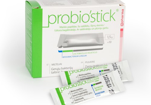 Zarnu traktam labvēlīgo baktēriju avots Probio'stick par 7,18EUR A.Aptiekās!